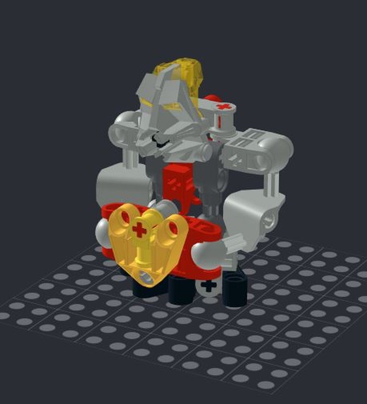 Lego Minecraft Tuff Golem, but Bionicle!