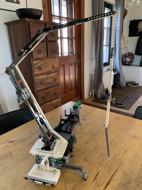 Lego 42078 MOC concrete pump trailer