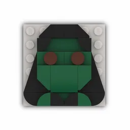 Gamora Mini Mosaic (Designed for LEGO X Levi's)