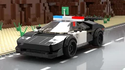 Lamborghini Countach Police