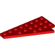 Wedge Plate 8 x 4 Wing Left / Red