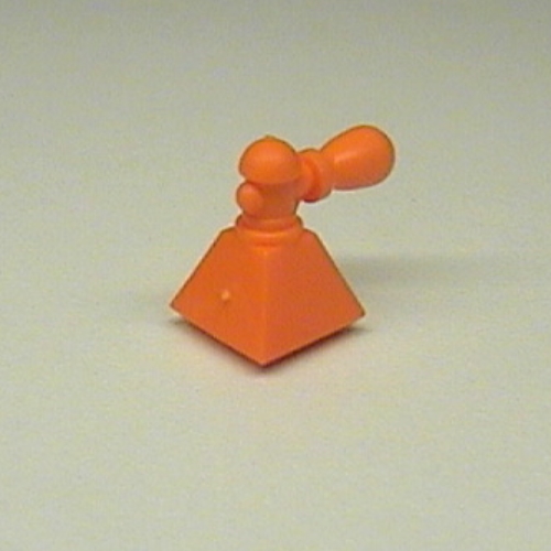 Lego Belville / Scala, Equipment, Bottle Perfume with Pyramid Base and Atomizer / Orange