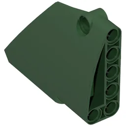 Technic Panel Fairing #14 Large Short Smooth, Side B / Dark Green