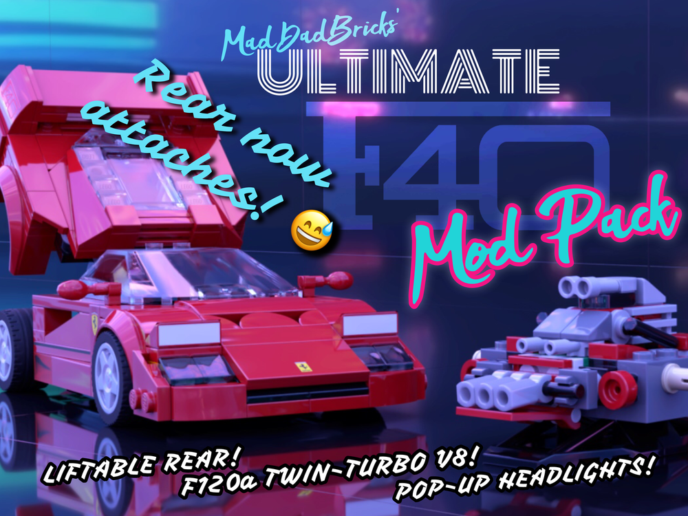 Lego MadDadBricks' ULTIMATE FREE F40 Mod Pack