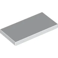 Tile 2 x 4 with Groove / White
