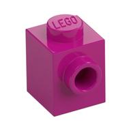 Lego Brick Special 1 x 1 with Stud on 1 Side / Magenta