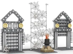 Portcullis and Fire Cauldron