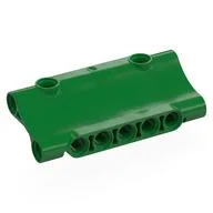 Technic Panel Curved 7 x 3 Inverted / Green