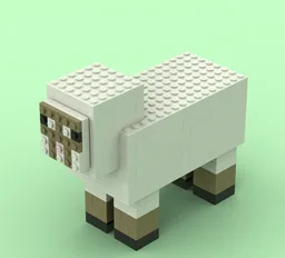 Computer Game Style Sheep