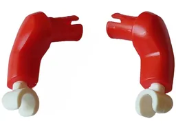 Arm Large with Pin, (Matching Left and Right) Pair with White Hands