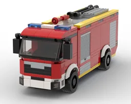 Feuerwehr TLF MAN Fire Truck Pumper