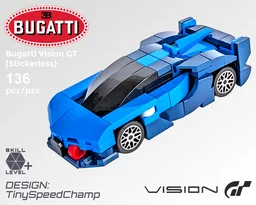 Tiny Bugatti Vision GT (Stickerless)