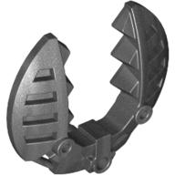 Lego Large Figure Weapon 5 x 5 Shield with Wrench Toothed / Pearl Dark Gray