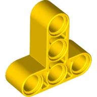 Technic Beam 3 x 3 T-Shape Thick / Yellow