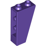 Lego Brick Sloped Inverted 75° 2 x 1 x 3 / Dark Purple