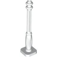 Lamp Post 2 x 2 x 7 with 6 Base Flutes / White