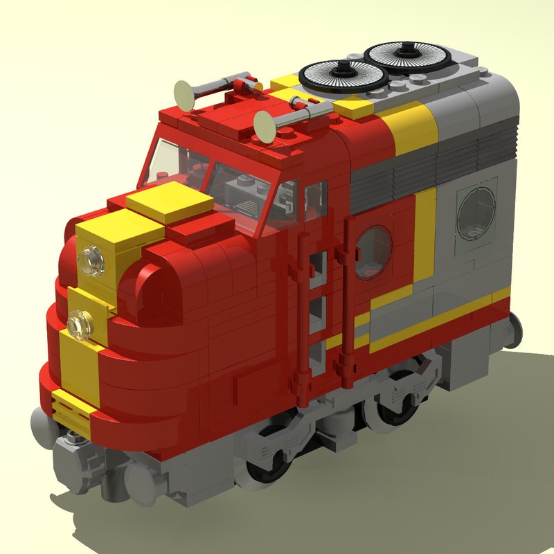 Lego Mini Santa Fe Super Chief A-Unit Locomotive