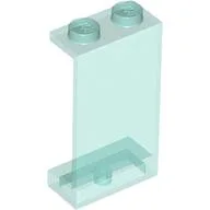 Panel 1 x 2 x 3 - Solid Studs / Trans-Light Blue