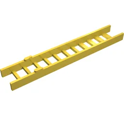 Ladder Two Piece, Bottom Section / Yellow