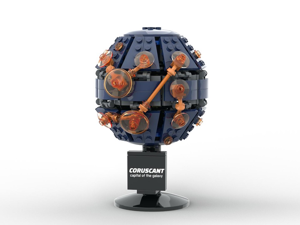 Lego Coruscant - capital of the galaxy (40591 Death Star II modification)
