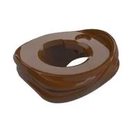 Minifig Neckwear Cloth / Reddish Brown
