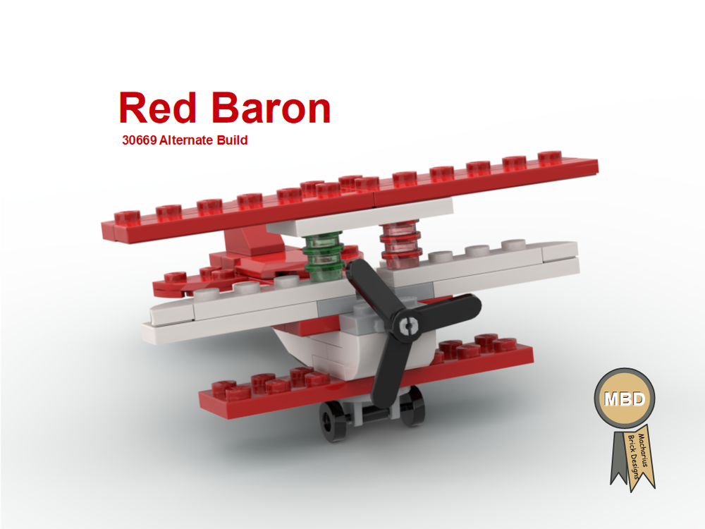 Lego 30669 Red Baron (Danish version)