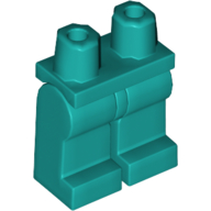Lego Hips and Dark Turquoise Legs / Dark Turquoise