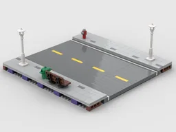 Basic detailed modular MILS road (straight)