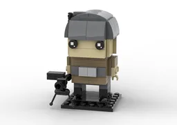 Historical Brickheadz Italian Soldier ww2