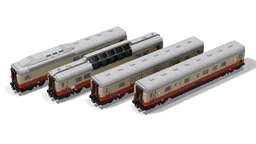 Passenger coach set (Trans Europe Express TEE)