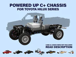 POWERED UP C+ RC 4x4 CHASSIS for Toyota Hilux