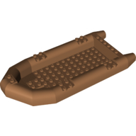 Lego Boat / Rubber Raft / Dinghy, Large 22 x 10 x 3 / Medium Nougat