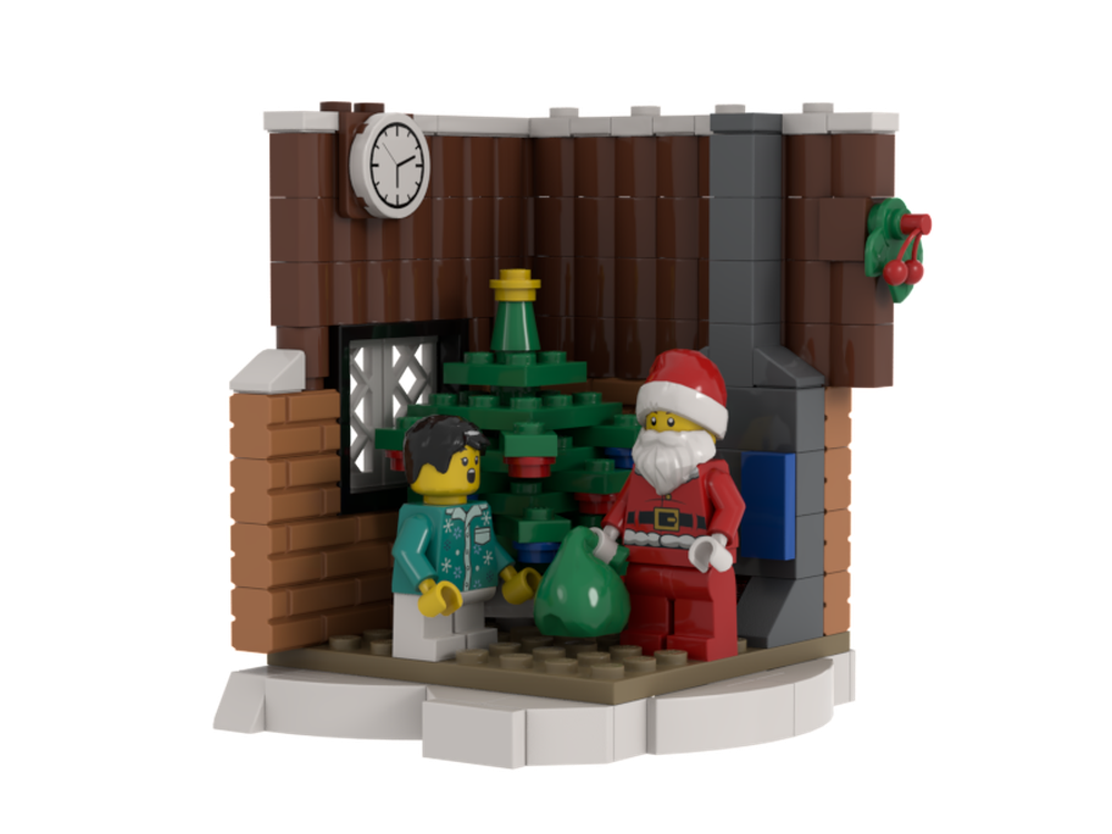 Lego Santa's visit
