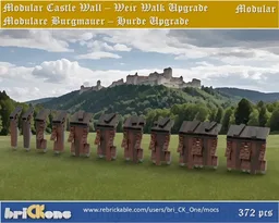 Modular Castle Wall Weir Walk Upgrade - Hurde Upgrade
