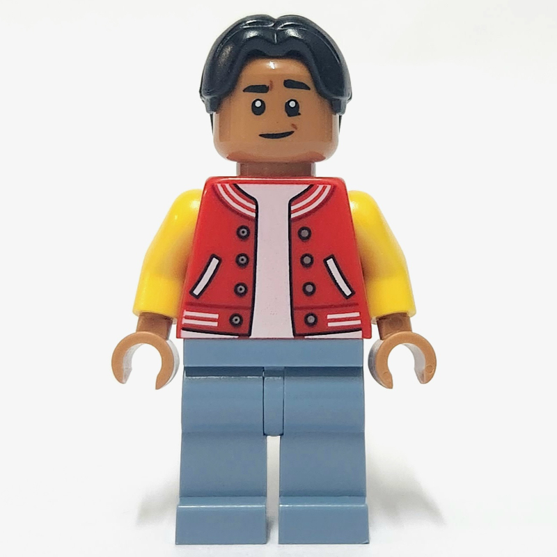 Lego Ned Leeds, Red Letterman Jacket
