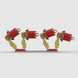 Four Rolling Dargon Flags