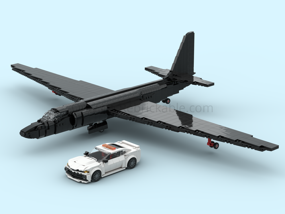 Lego U-2A Dragon Lady + Chase car