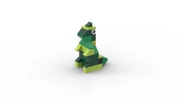 10696 Green dinosaur