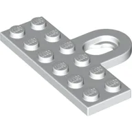 Plate Special 2 x 6 with Wall Mount Hook / White