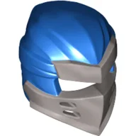 Wrap with Armor Mask Flat Silver Pattern / Blue
