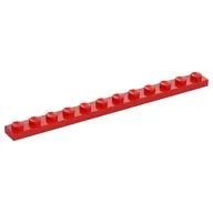 Plate 1 x 12 / Red