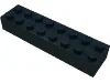 Brick 2 x 8 / Black