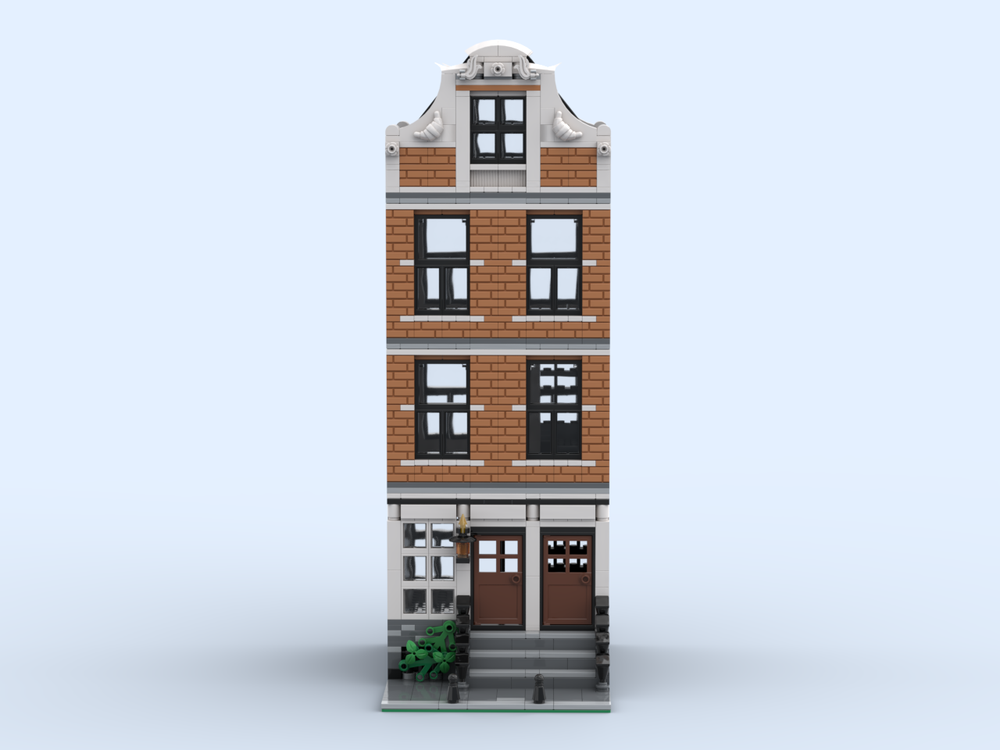 Lego Affordable Modular Building - Amsterdam Canal House Nr 5