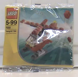 Small Red Helicopter polybag