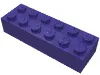 Brick 2 x 6 / Dark Purple