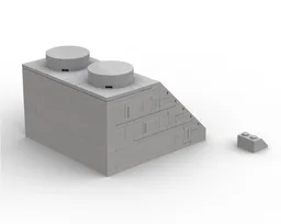 Upscaled Slope 45° 2x2 3039