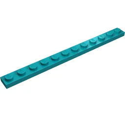 Plate 1 x 12 / Dark Turquoise