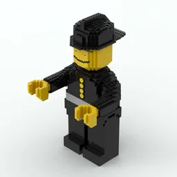 Large Scale Classic Town Fireman