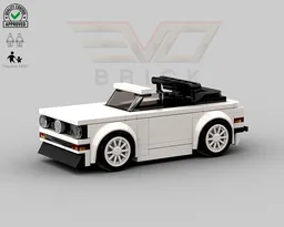 VW Golf MK1 Cabrio White