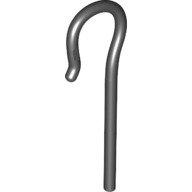 Lego Equipment Shepherd's Crook / Staff / Black
